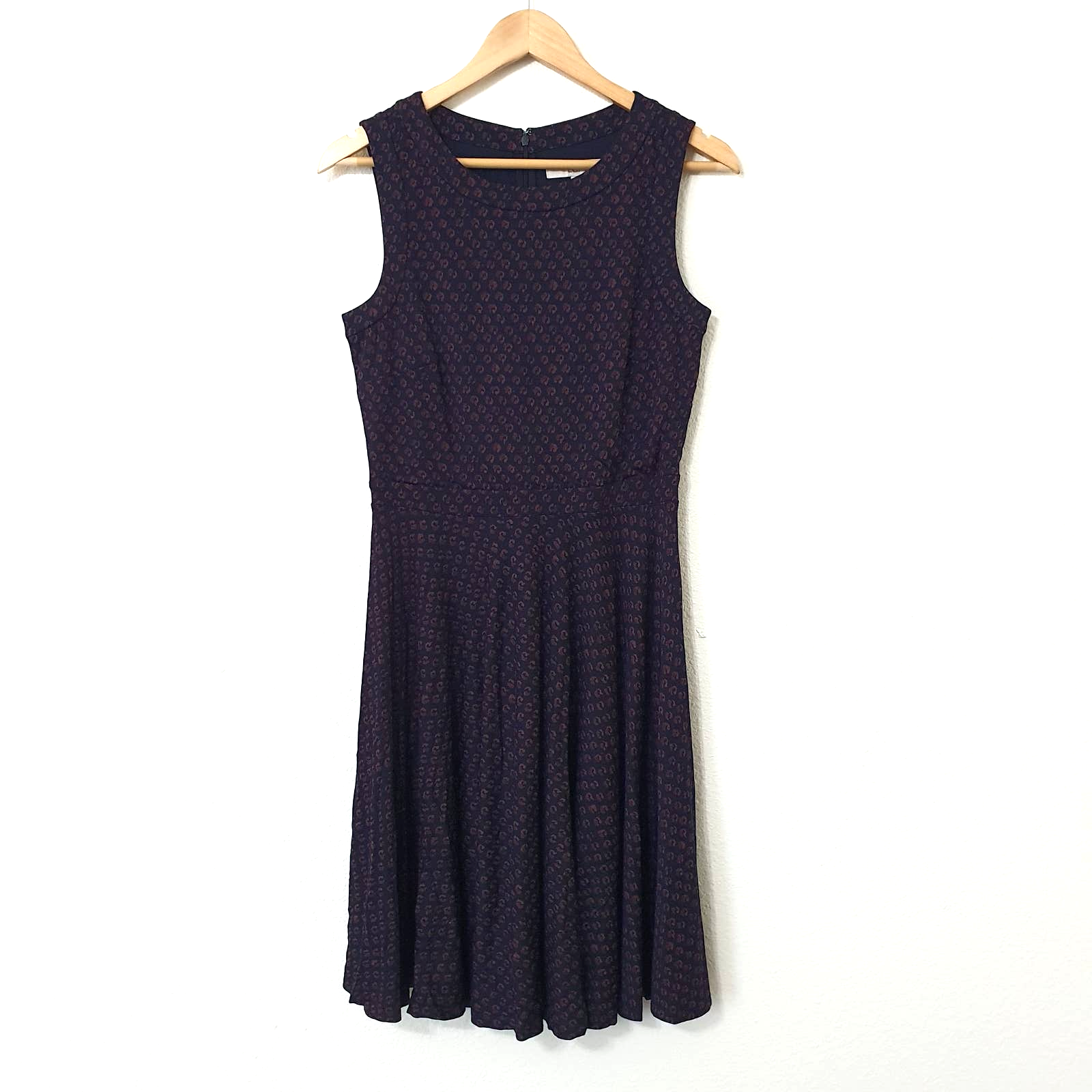 Loft Printed Sleeveless A-Line Shift Dress Women's Size Small